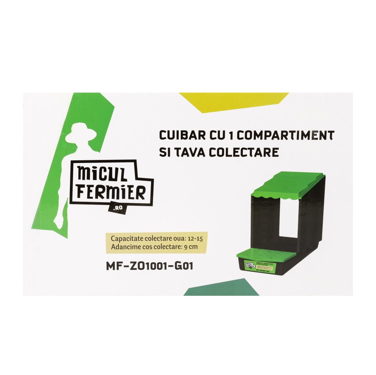Cuibar Micul Fermier, 1C, cu tava de colectare [4]