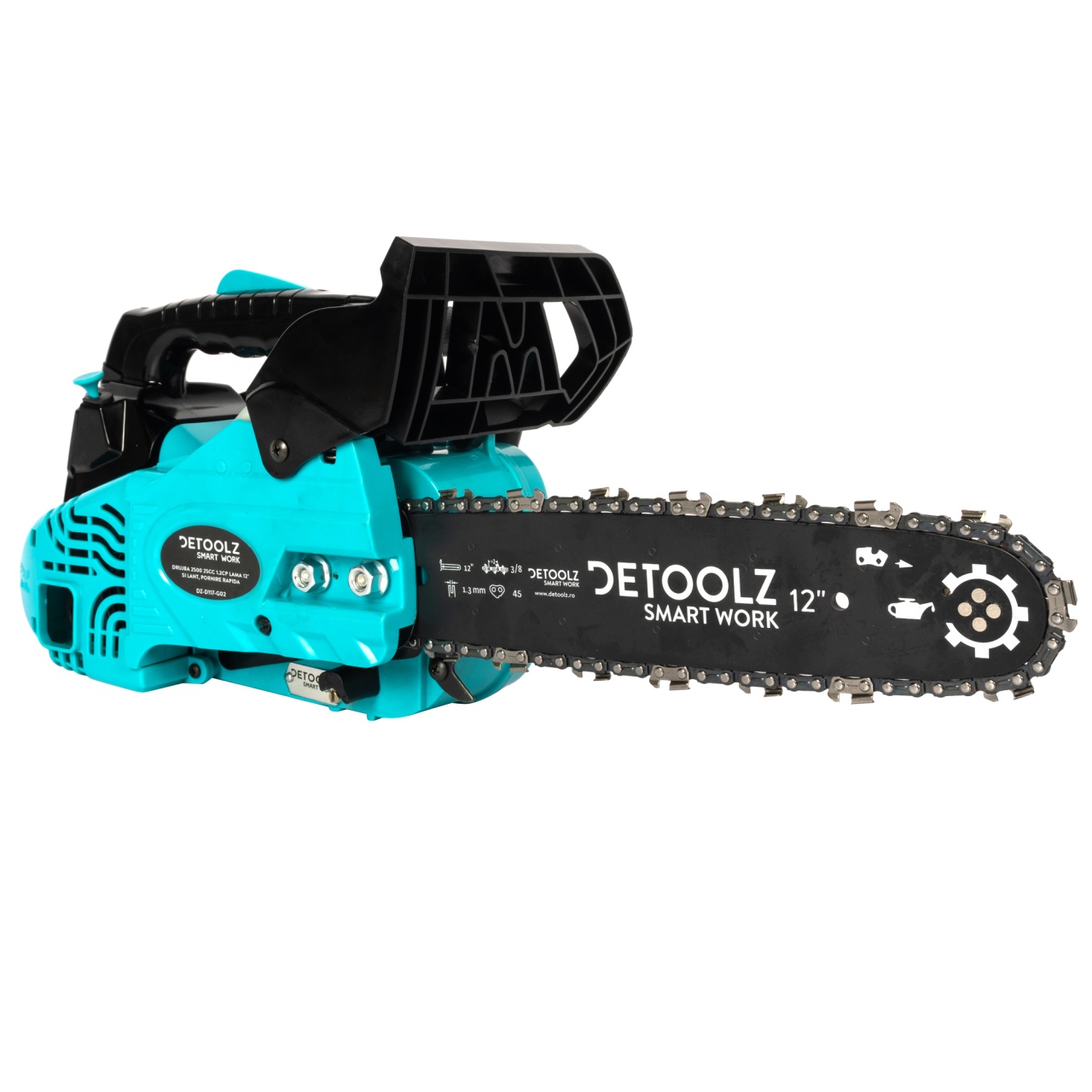 Drujba Detoolz 2500, 1.2CP, cu lama 12'' si lant, pornire rapida [19]