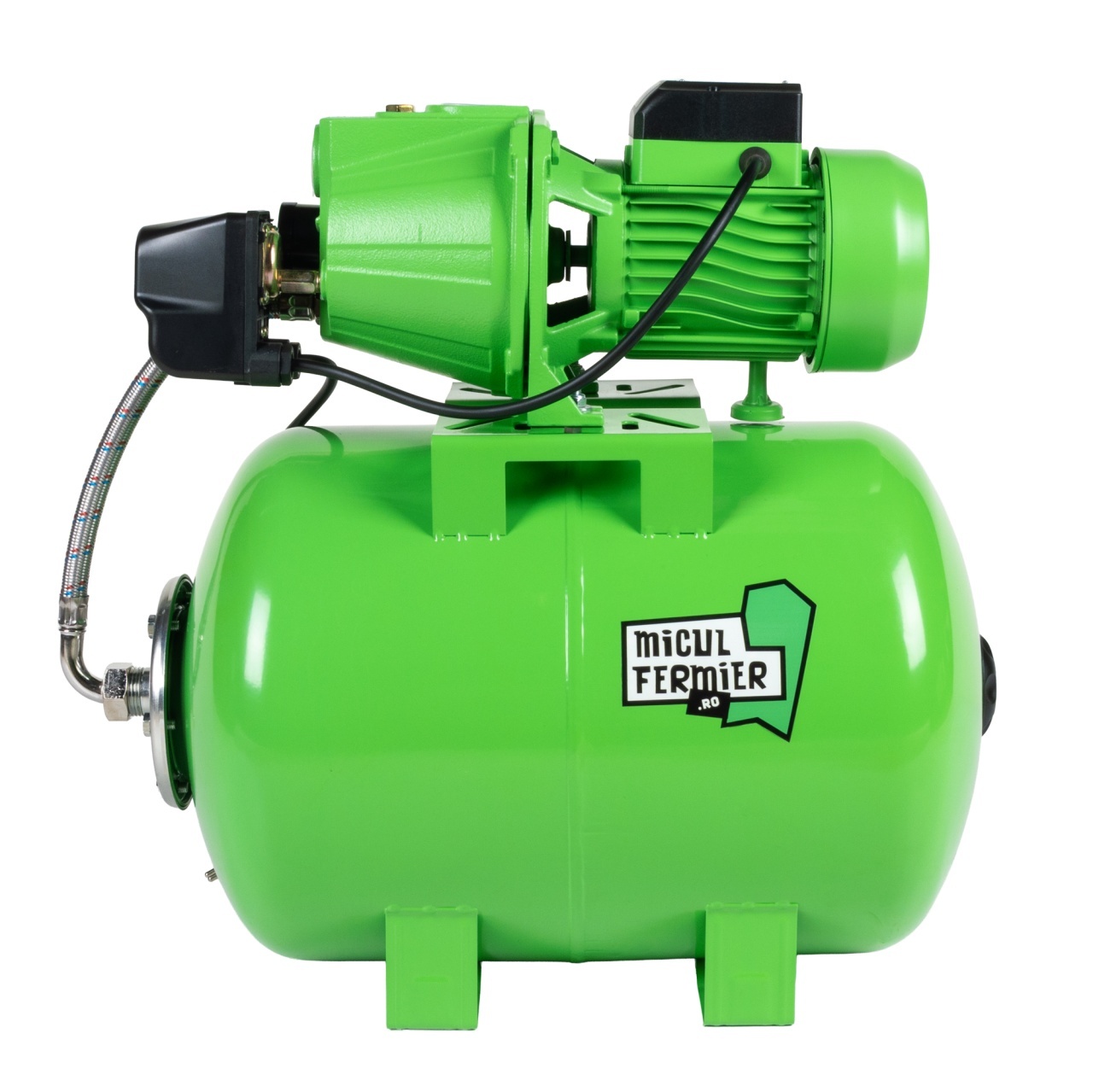 Hidrofor Micul Fermier 1.5 kW, debit maxim 3000l/h, inaltime maxima de pompare 53m, corp pompa fonta, butelie 50L [4]