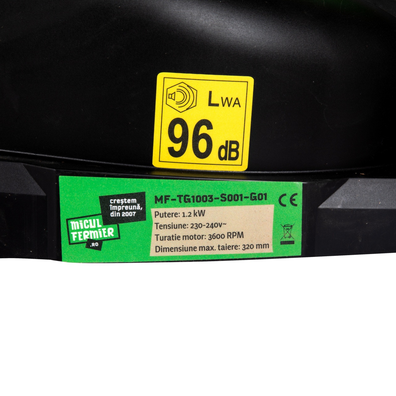 Masina de tuns gazon, Micul Fermier, 1200W, latime de taiere 32cm, colector 30L [8]