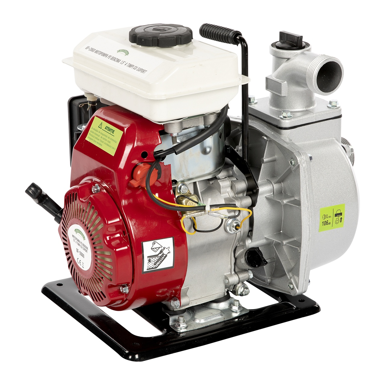 Motopompa Micul Fermier 3.5cp 118cc, benzina 4t, racord 1.5", debit 18000l/h [1]