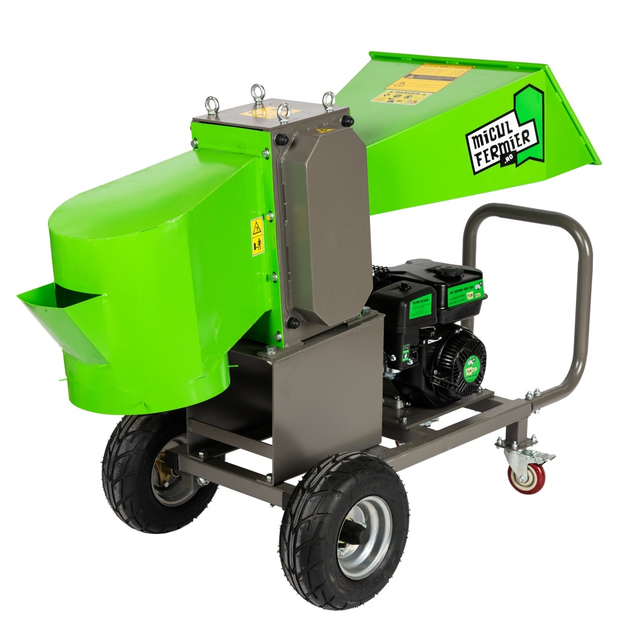 Tocator de crengi Micul Fermier, motor benzina 7CP, 80mm diametru maxim de taiere, pentru brichete [12]