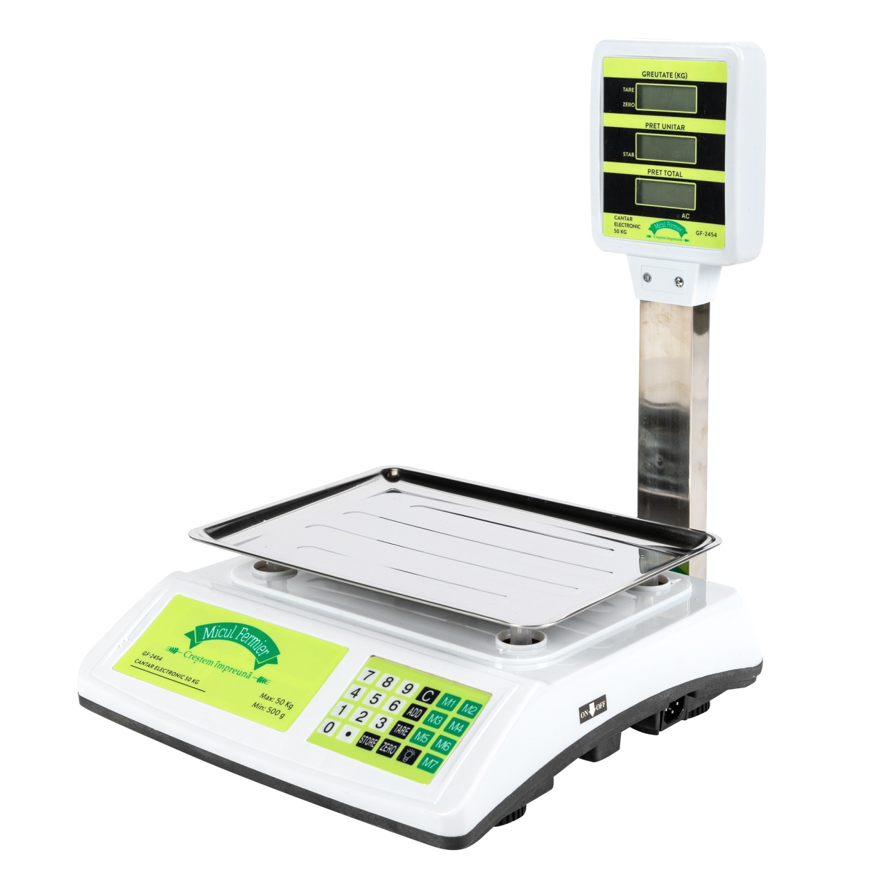 Cantar electronic Micul Fermier 50Kg afisaj dublu brat [1]