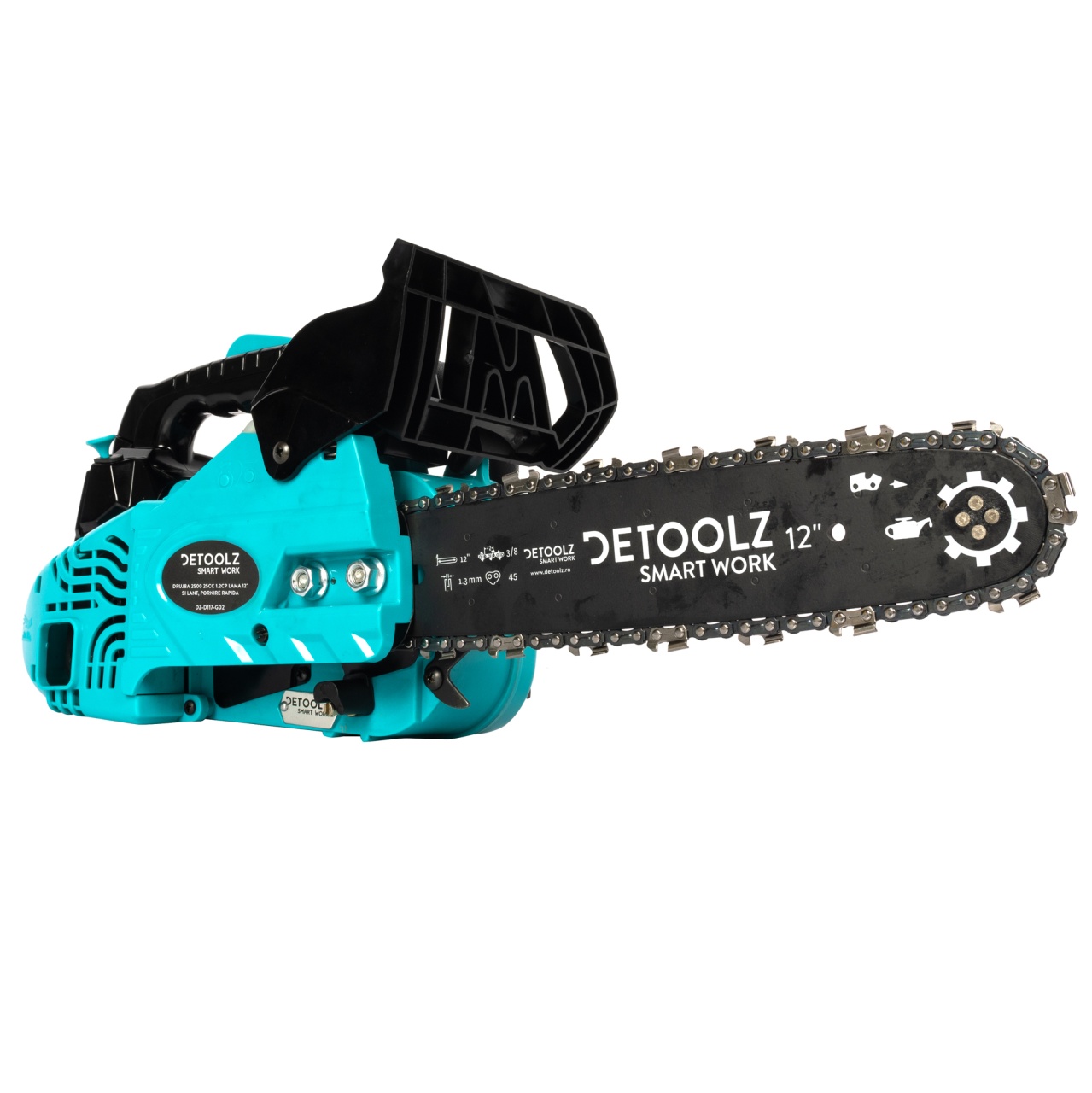 Drujba Detoolz 2500, 1.2CP, cu lama 12'' si lant, pornire rapida [20]