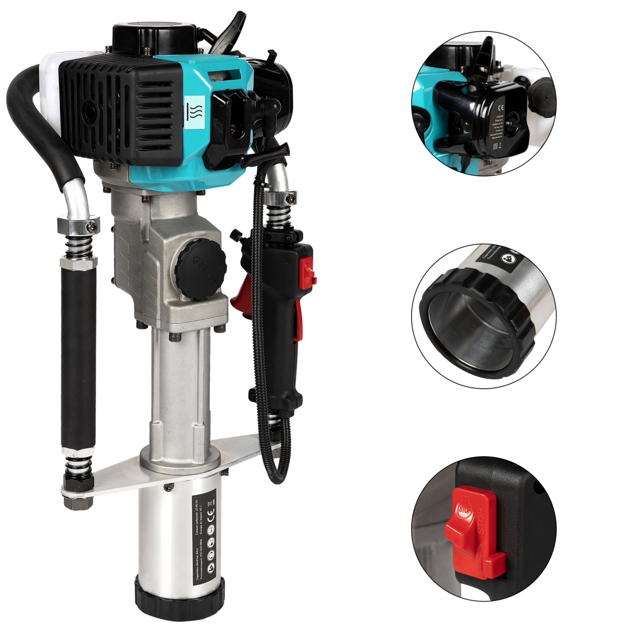 Masina batut stalpi 1.8Nm 2000bpm motor 44CC 2T [8]