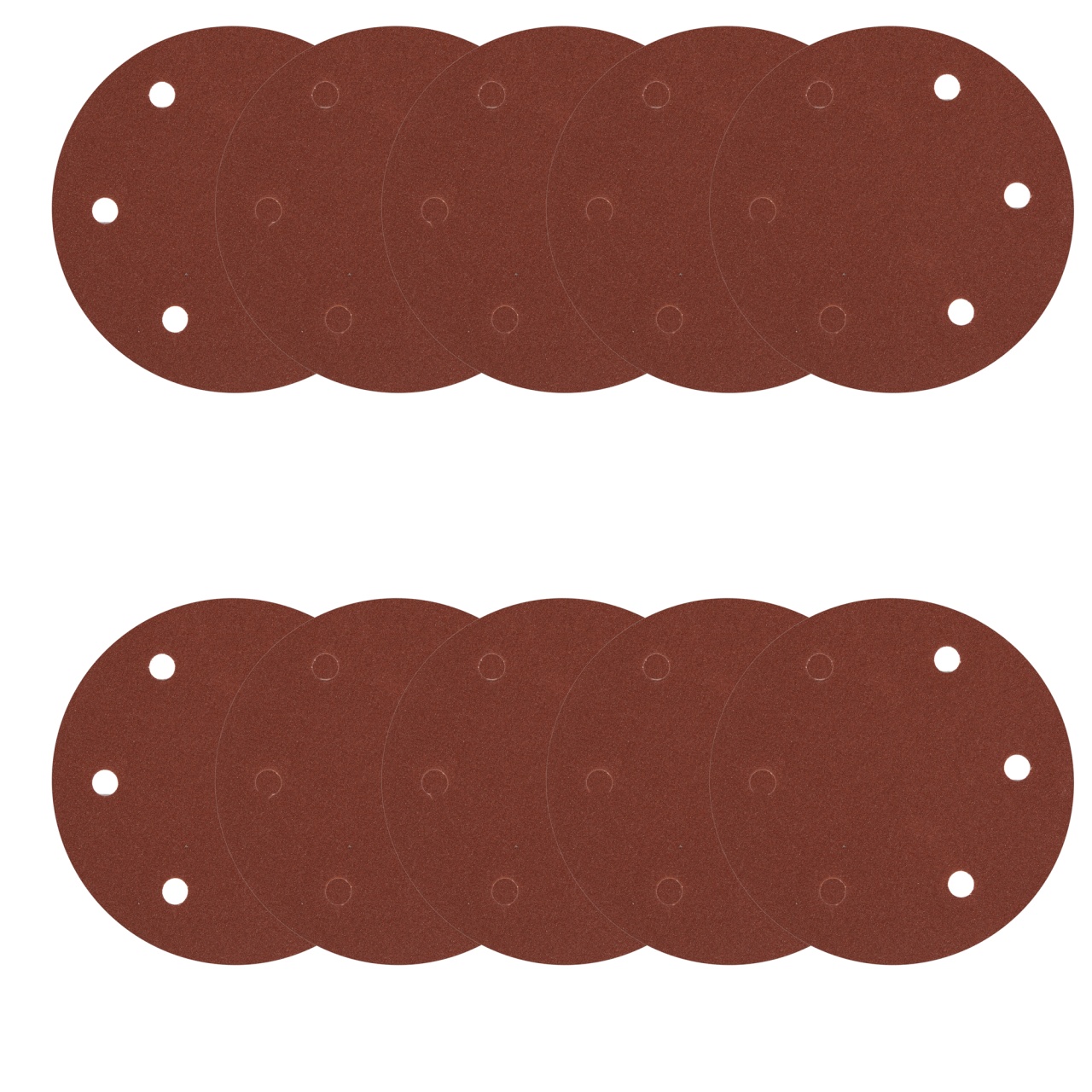 Set 10 hartie abraziva P120 6gauri 215mm [4]