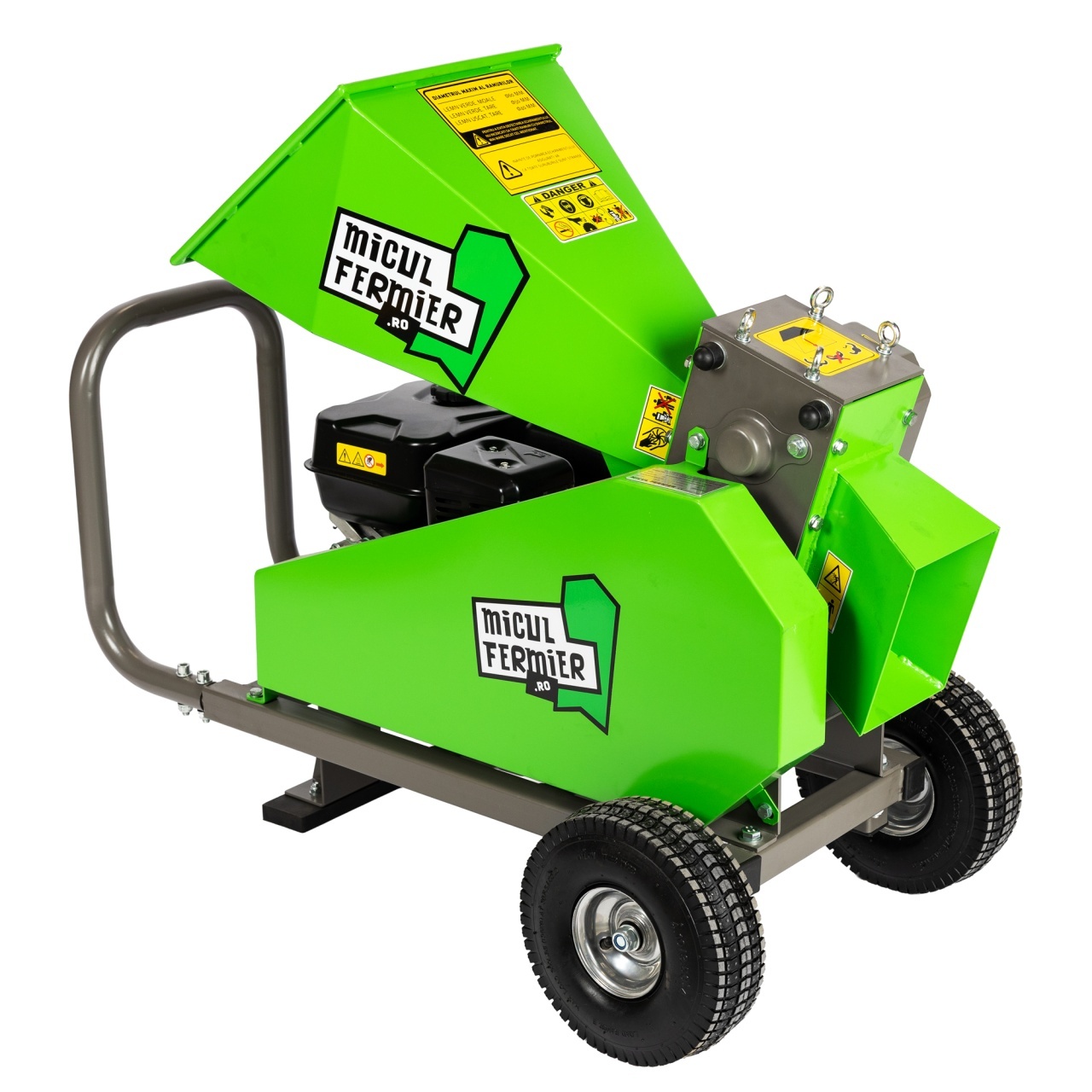 Tocator de crengi Micul Fermier, motor benzina 7 CP, 60 mm diametru maxim de taiere, pentru brichete [8]