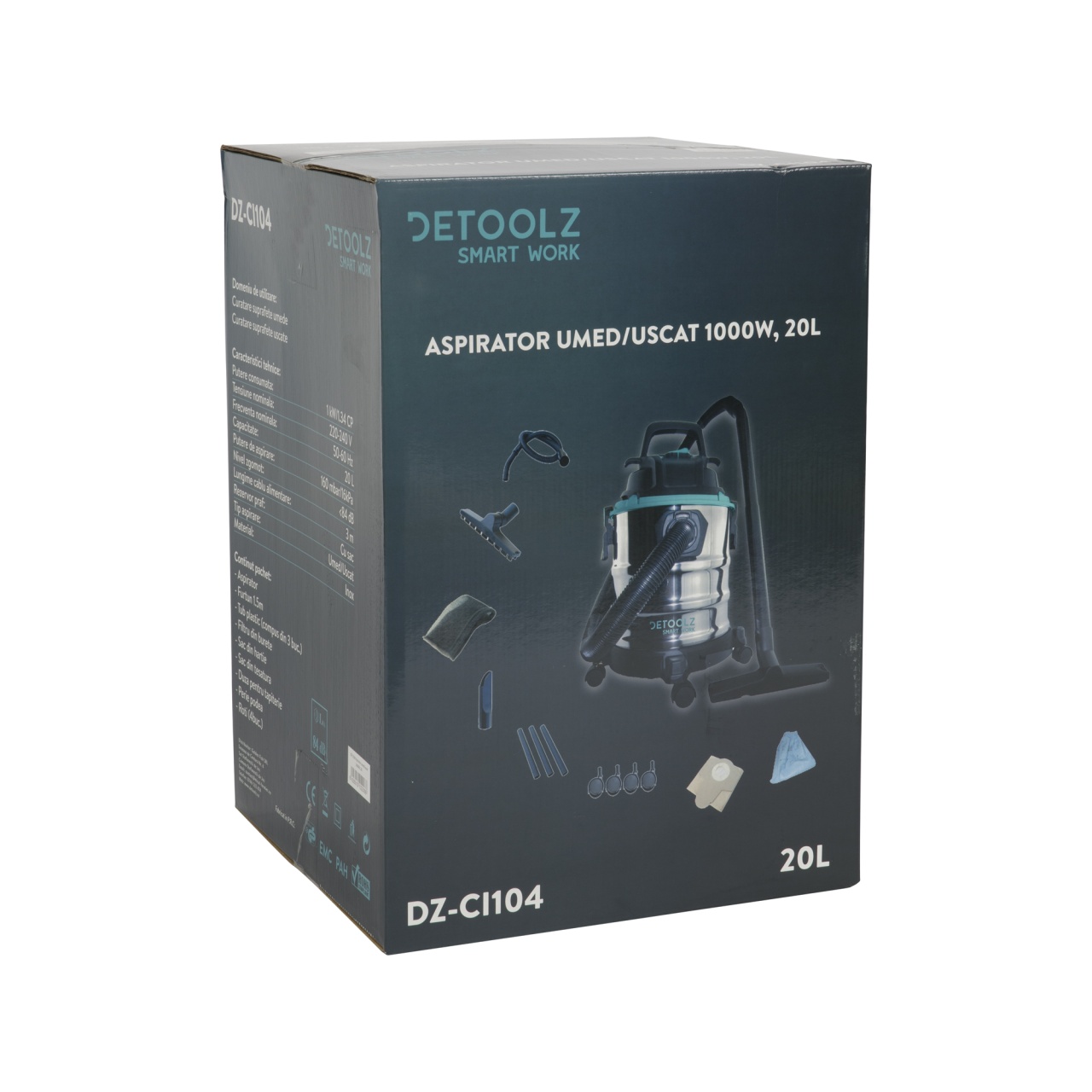 Aspirator uscat umed 1000W, 20L [4]