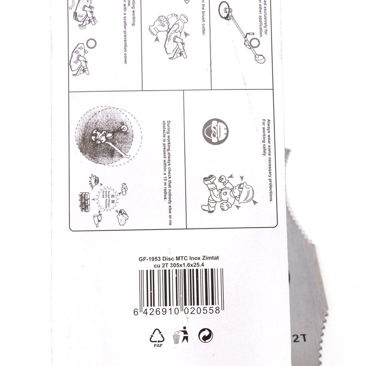 Disc motocoasa Micul Fermier, 2T, zimtat [2]