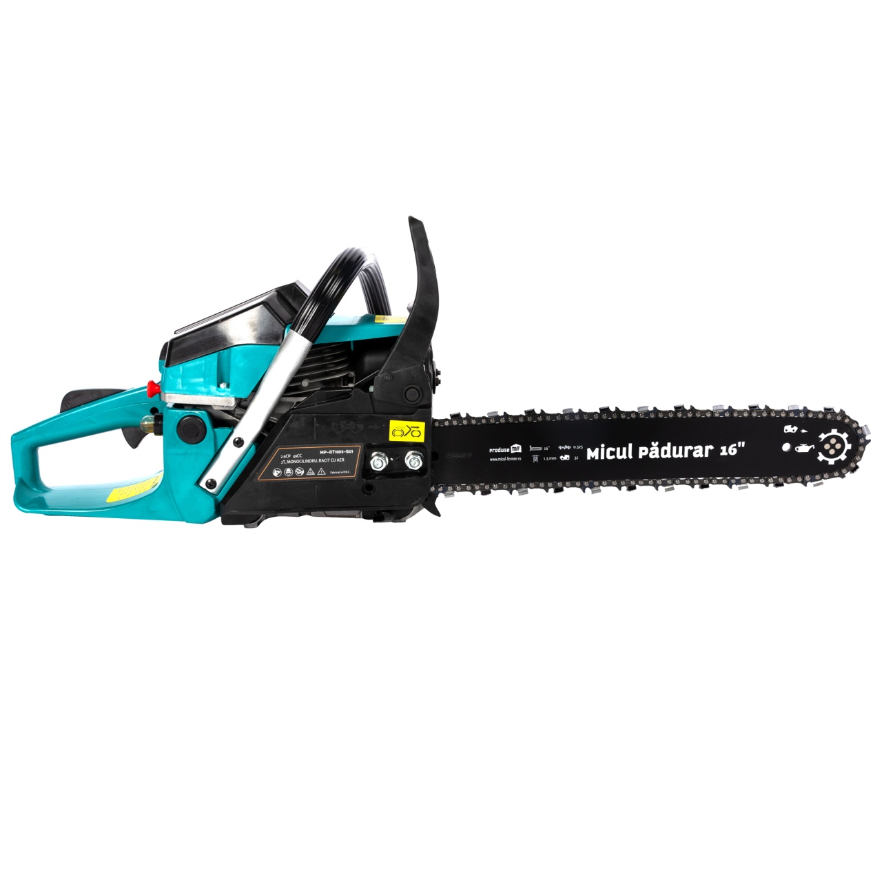 Drujba Micul Padurar 4900, capacitate cilindrica 49cc, 2.6 CP, 1 lant 16" + 1 lama, pornire rapida [7]