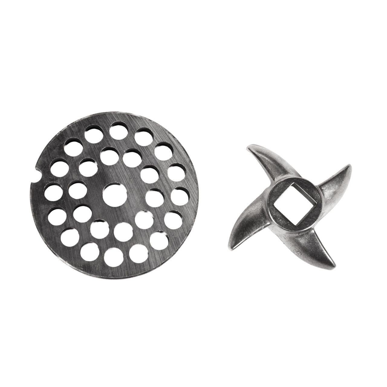 Masina tocat carne Detoolz, 800W, 150 kg/h Inox cu 2 site [5]