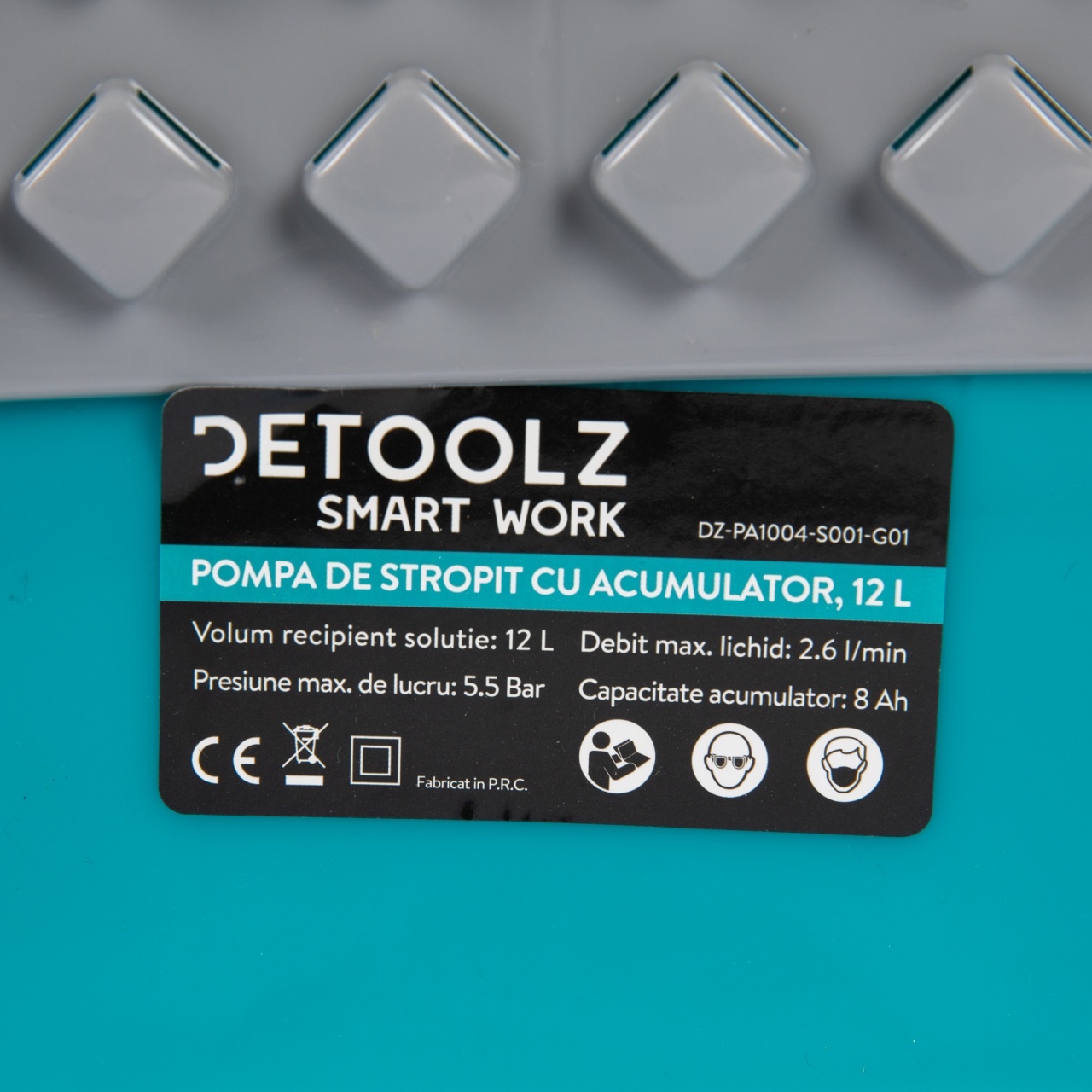 Pompa de stropit cu acumulator, Detoolz 12L [8]