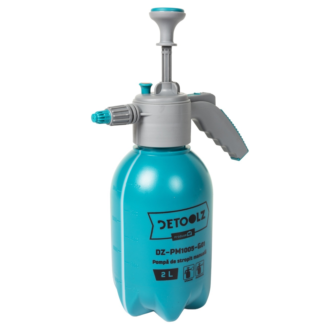 Pompa de stropit Detoolz, 2L manuala, duza spuma [3]