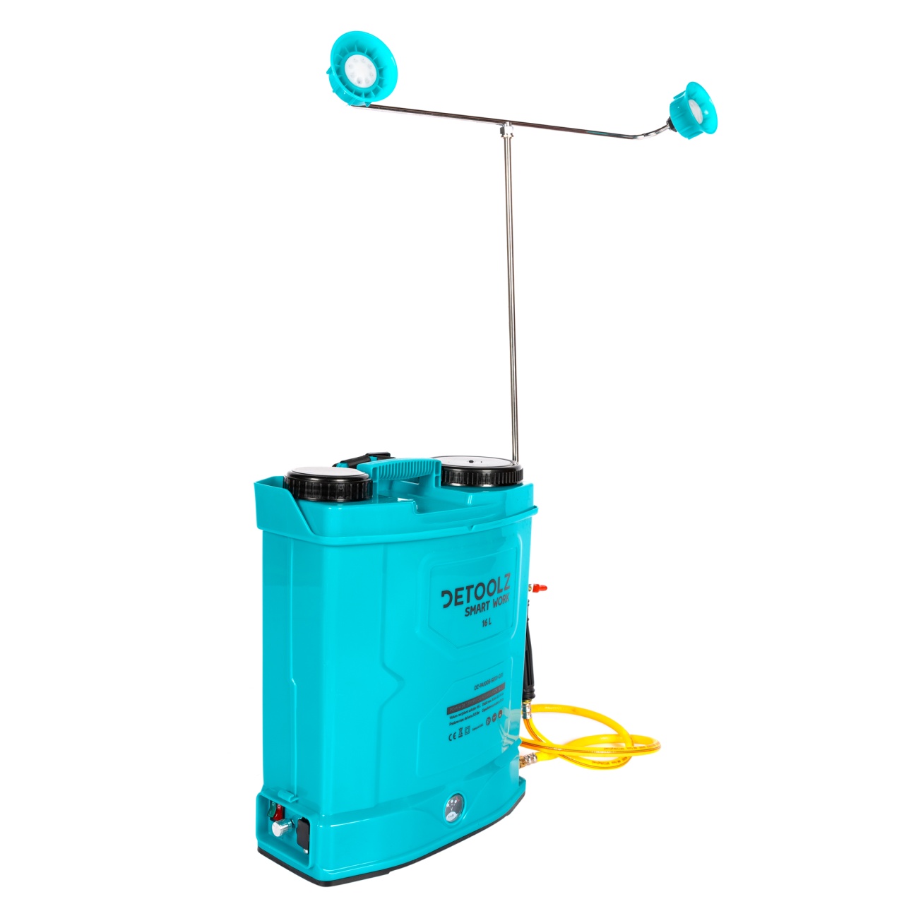 Pompa de stropit Detoolz cu acumulator, capacitate 16L, cu paleta de amestecare [5]