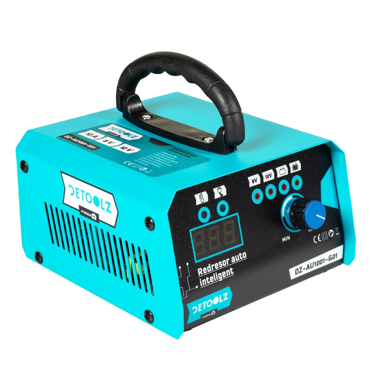 Redresor auto Detoolz, 120W 6V-12V 10A 10-150Ah CM [5]