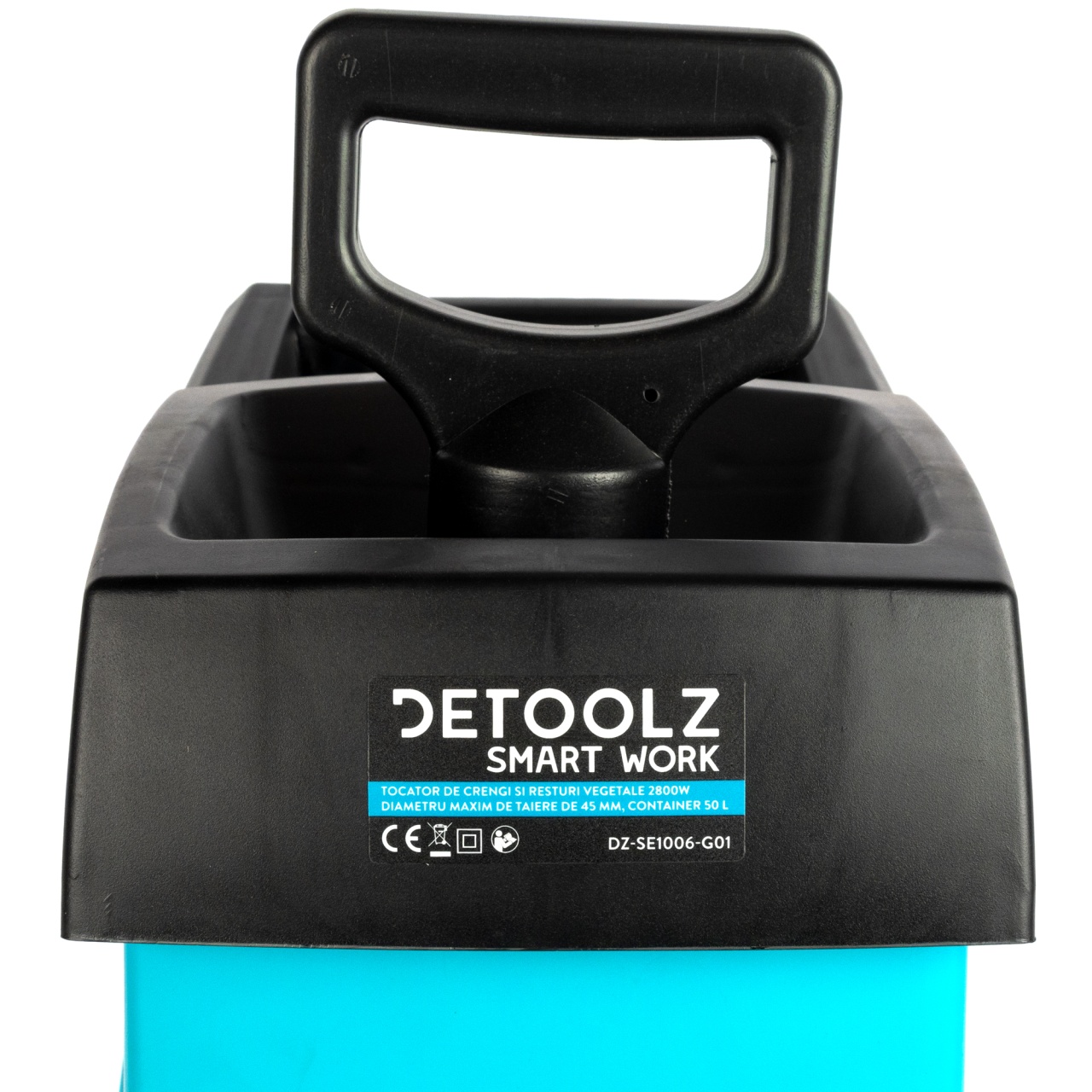 Tocator de crengi si resturi vegetale, 2800W, 45mm diametru maxim de taiere, container 50L [12]