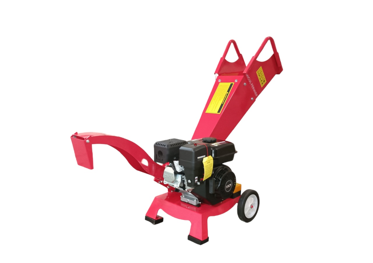 Tocator pentru crengi si vita de vie Micul Fermier, Ø50mm, motor benzina 7CP pentru rumegus [10]