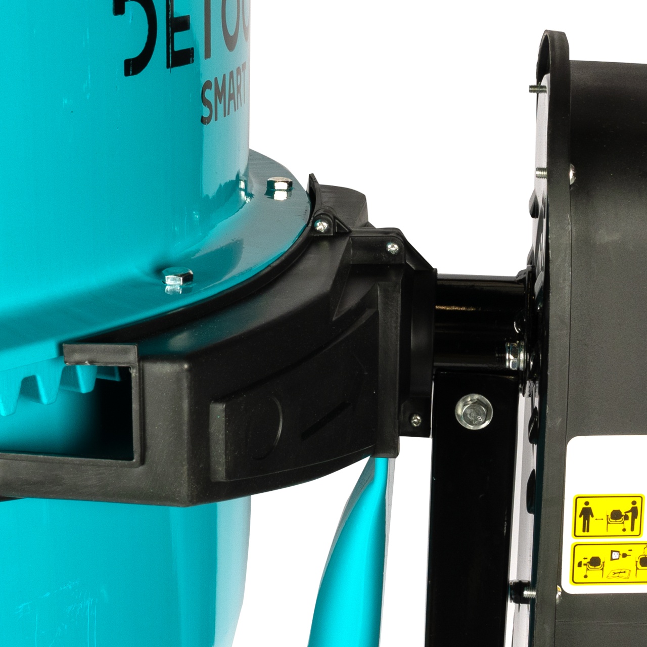 Betoniera Detoolz 200L, 1200W, cu roti si coroana de fonta [4]