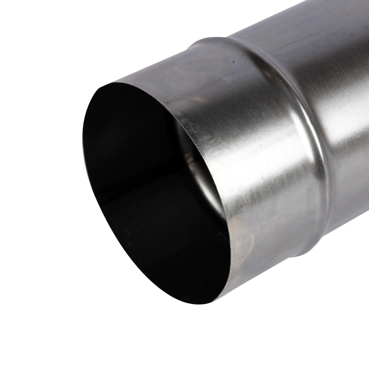 Burlan pentru soba pe lemne, 100cm, ø120mm, Zincat [2]