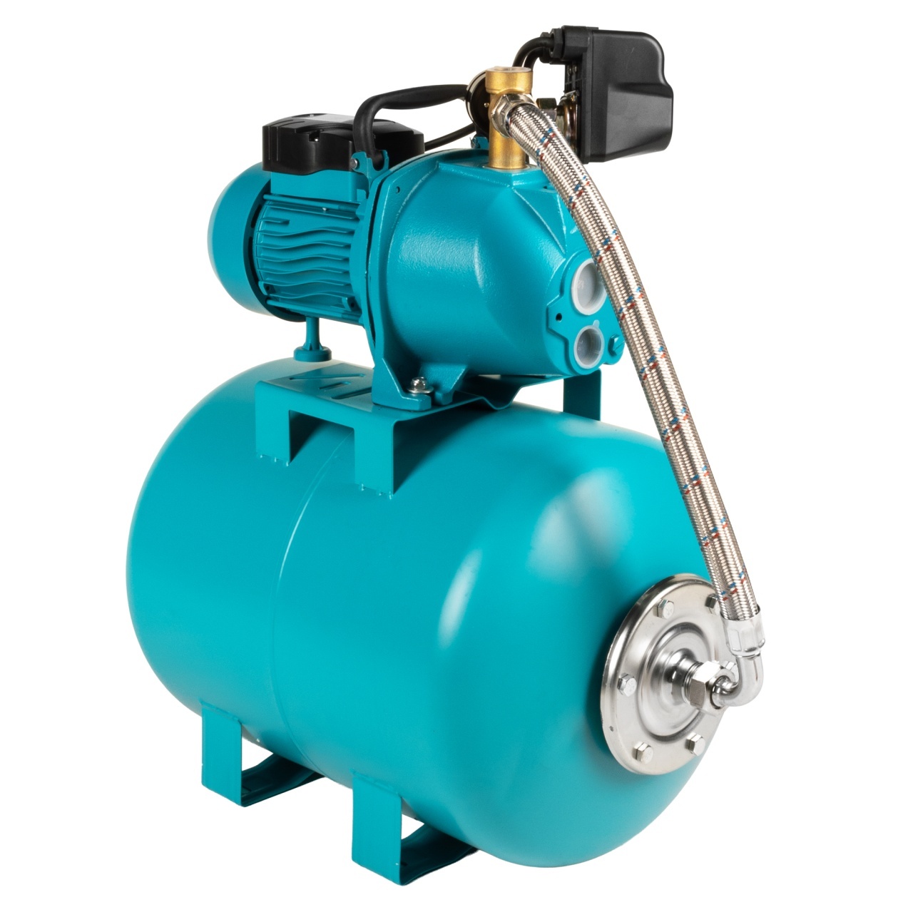 Hidrofor Detoolz 1.1 kW, debit maxim 2480lh, inaltime maxima de pompare 45m, corp pompa fonta, butelie 50L, ejector [10]