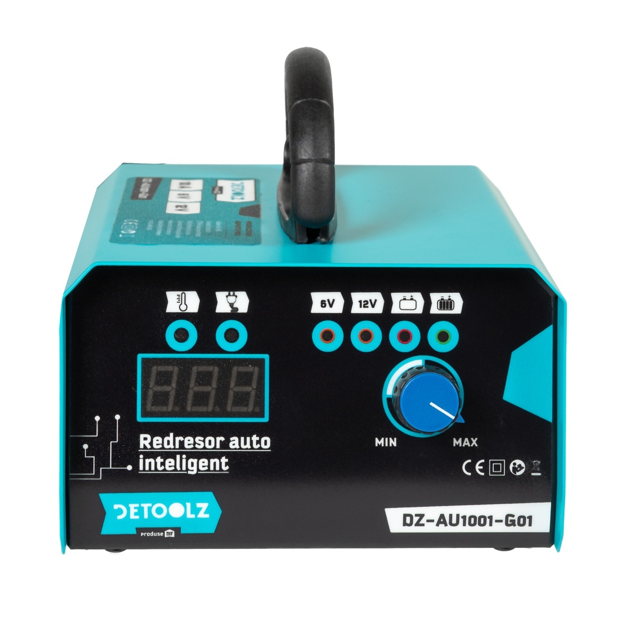 Redresor auto Detoolz, 120W 6V-12V 10A 10-150Ah CM [2]