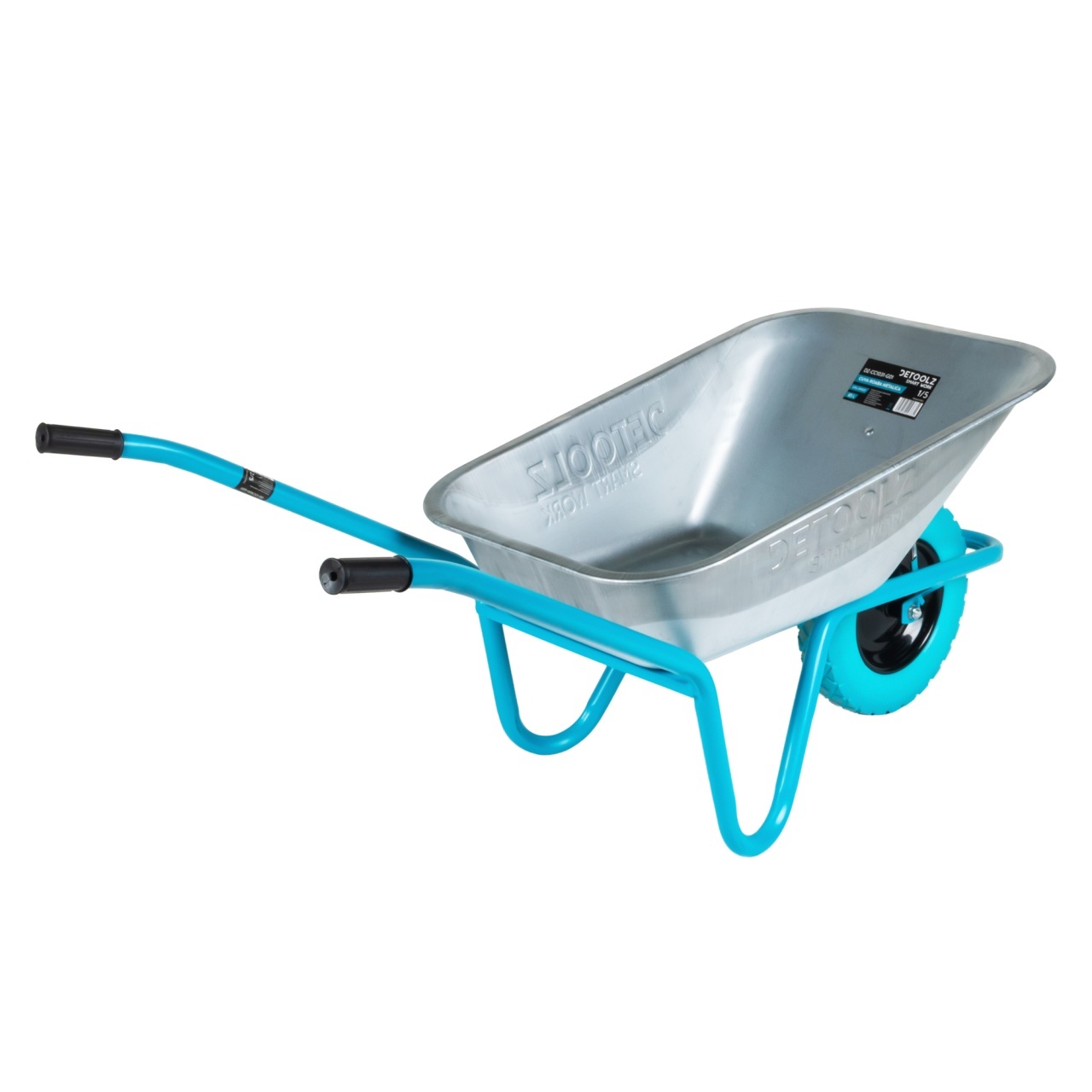 Set 10buc roaba metalica 85L otel zincat roata PU [4]