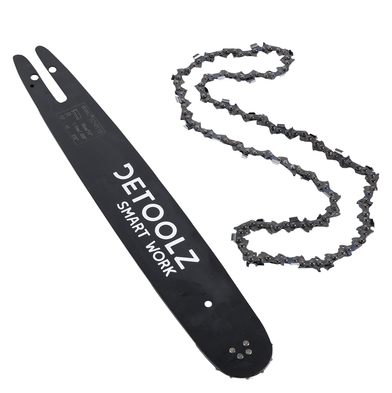 Set lama si lant drujba Detoolz, lungime 14'', pas 3/8'', grosime 1.3mm, 50 pinteni, 25 dinti, full chisel [1]