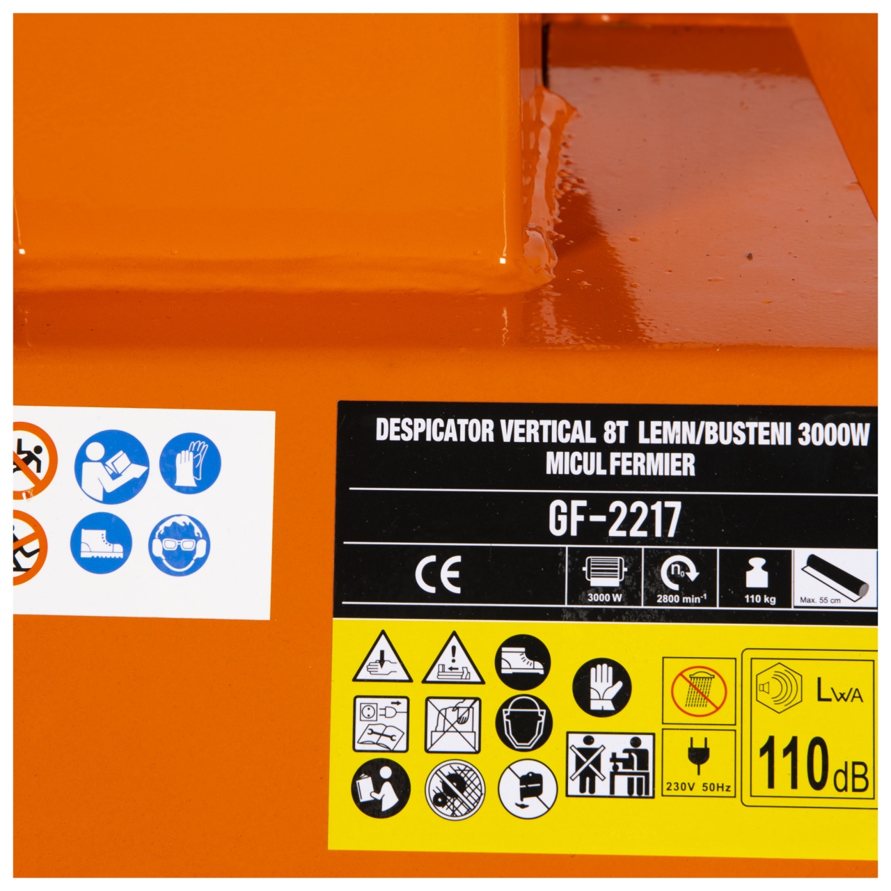 Despicator vertical 8T lemn/busteni 3000W [5]