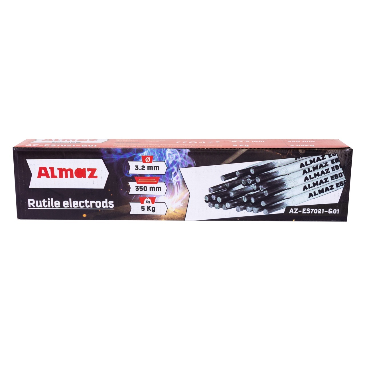 Electrozi Almaz 5Kg, 3.2x350mm, Rutilici [1]