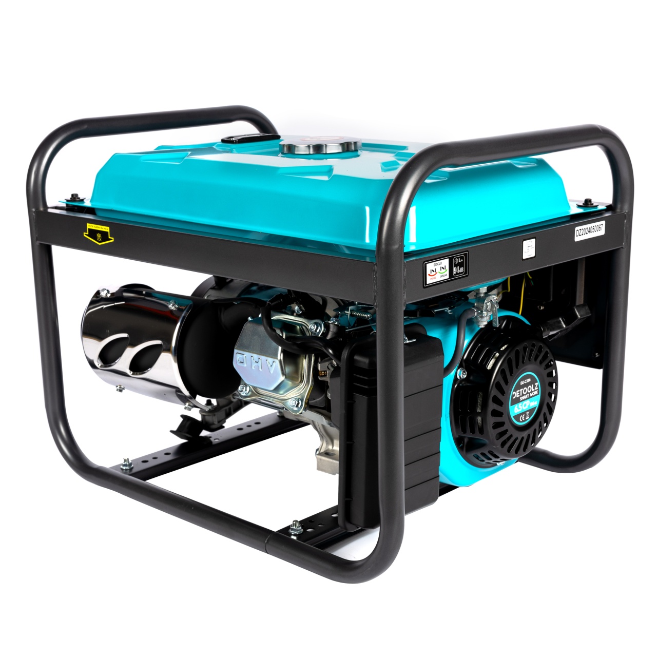 Generator Detoolz 2.5kW 2 prize 230V benzina, 4T, pornire manuala 15L fara roti G01 [13]