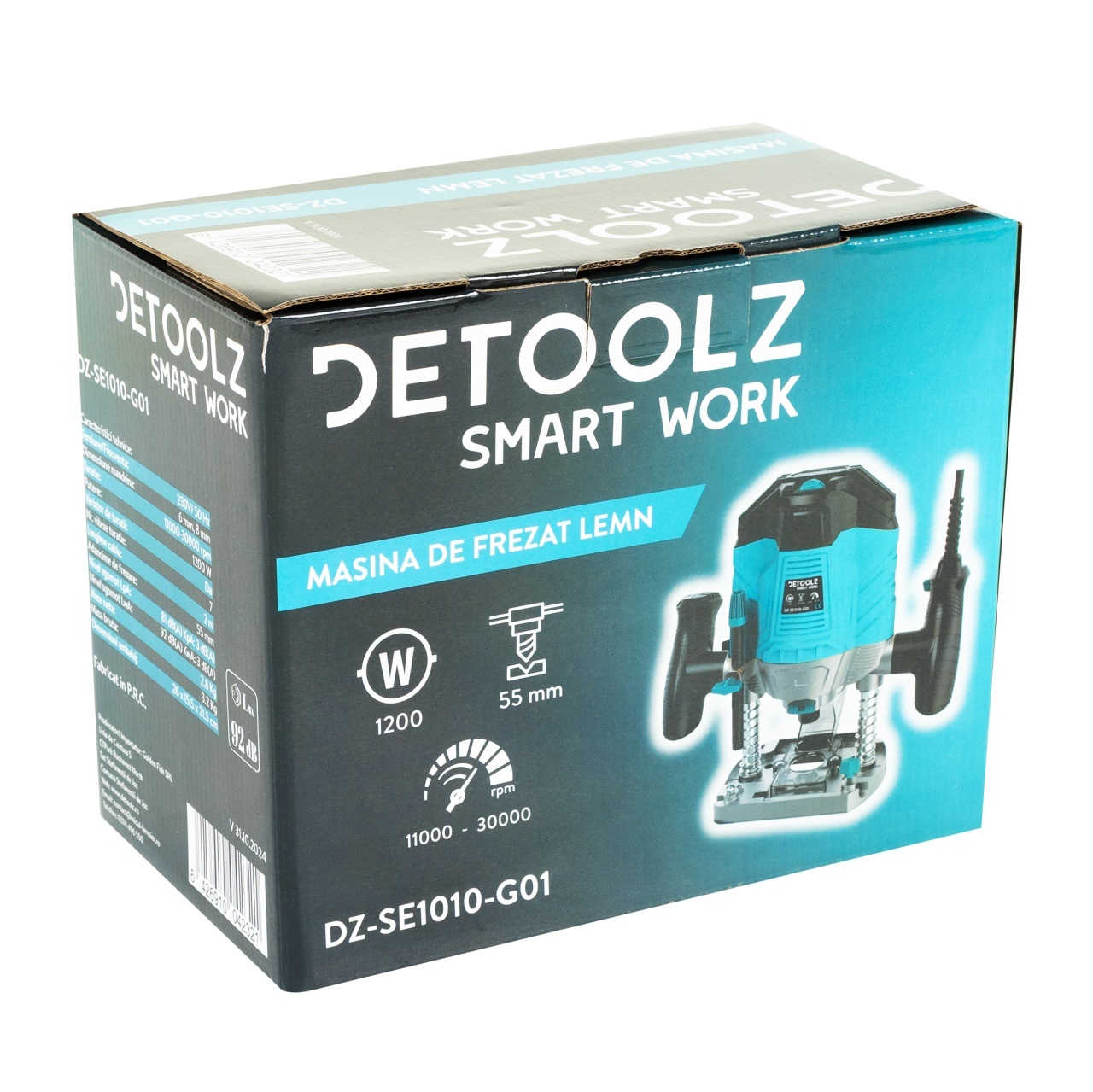 Masina de frezat lemn, Detoolz, 1200W 55mm, variator [7]