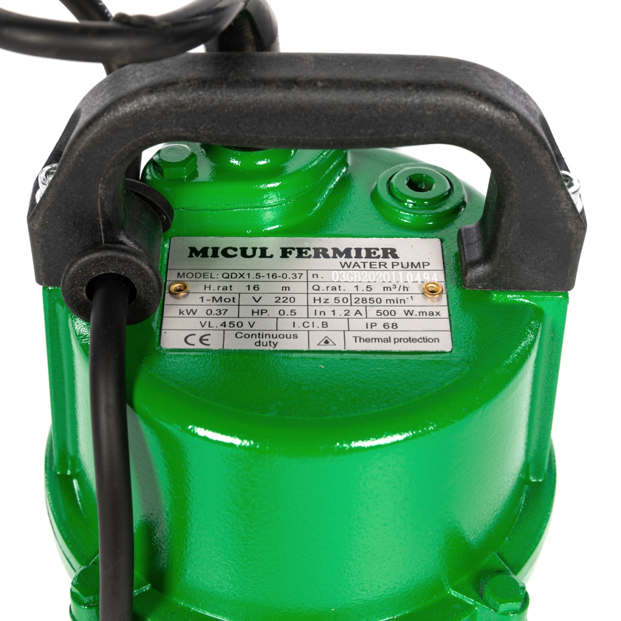 Pompa apa submersibila QDX-16M 0,37kW fara plutitor MF [3]