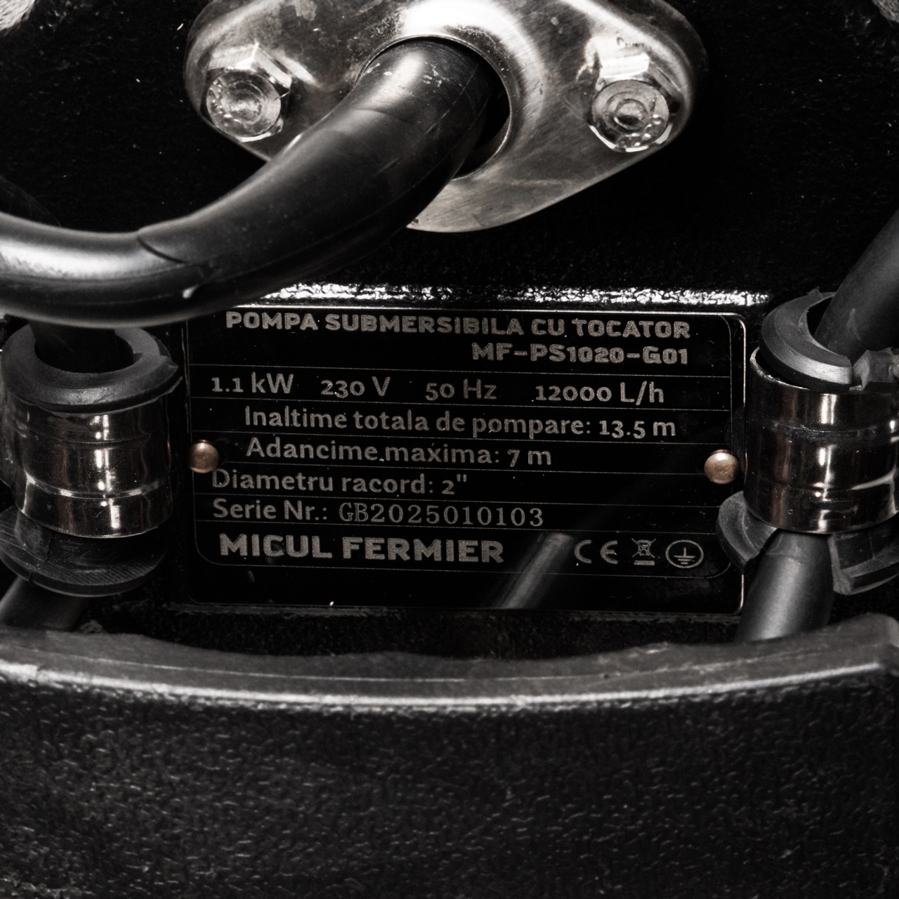 Pompa submersibila Micul Fermier 1.1 kW, 12000l/h, H13.5m [4]