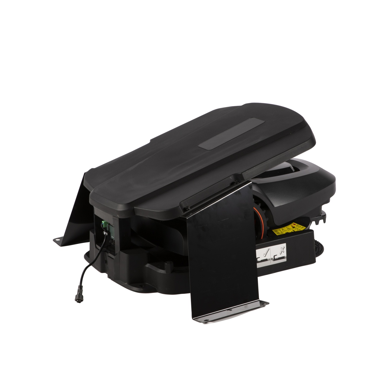 Robot de tuns gazon, 18 cm, acumulator 2Ah, 600 mp [9]