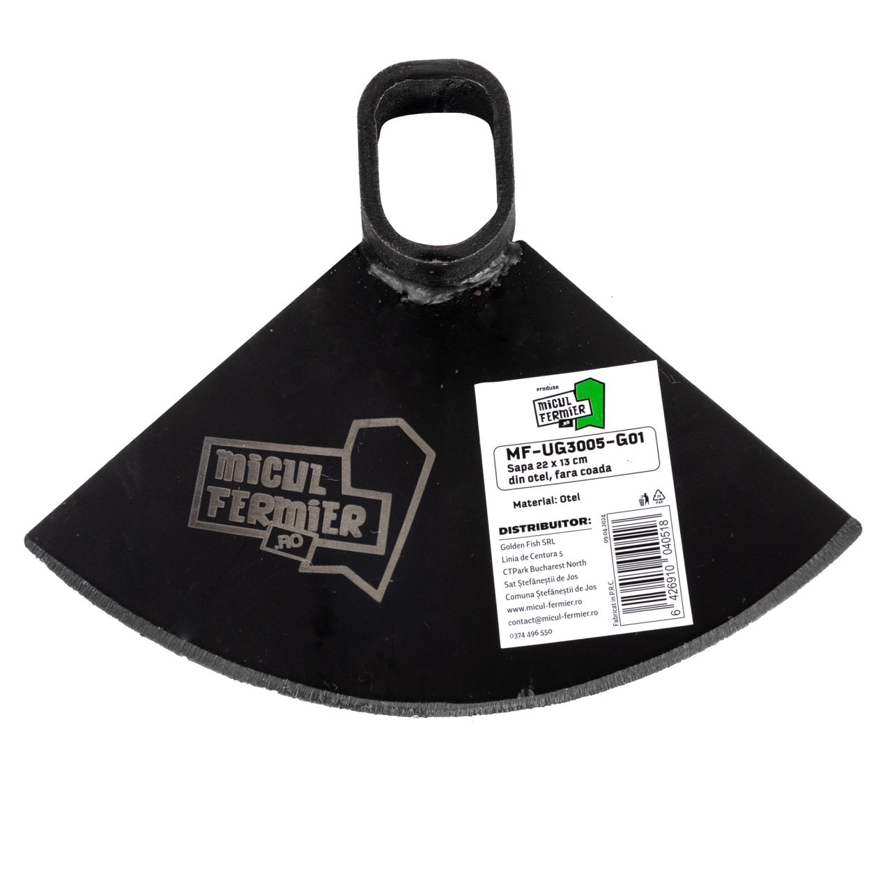 Sapa Micul Fermier, 22x13cm otel, fara coada G01 [2]