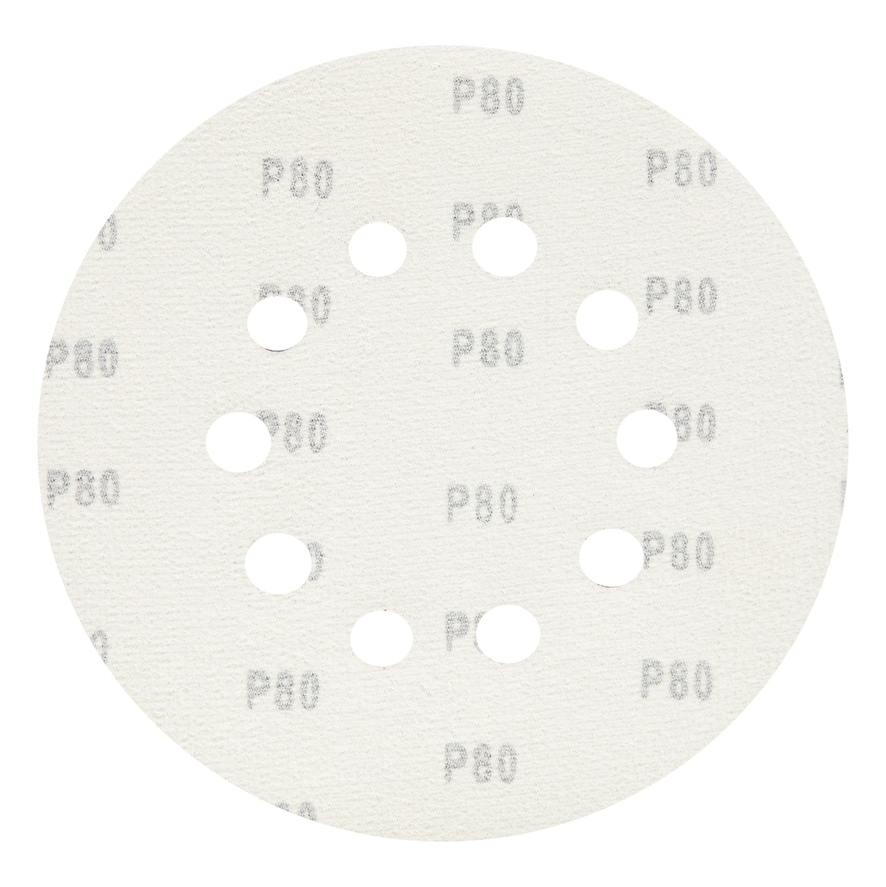 Set hartie abraziva 215mm P80 10 gauri, slefuitor [2]