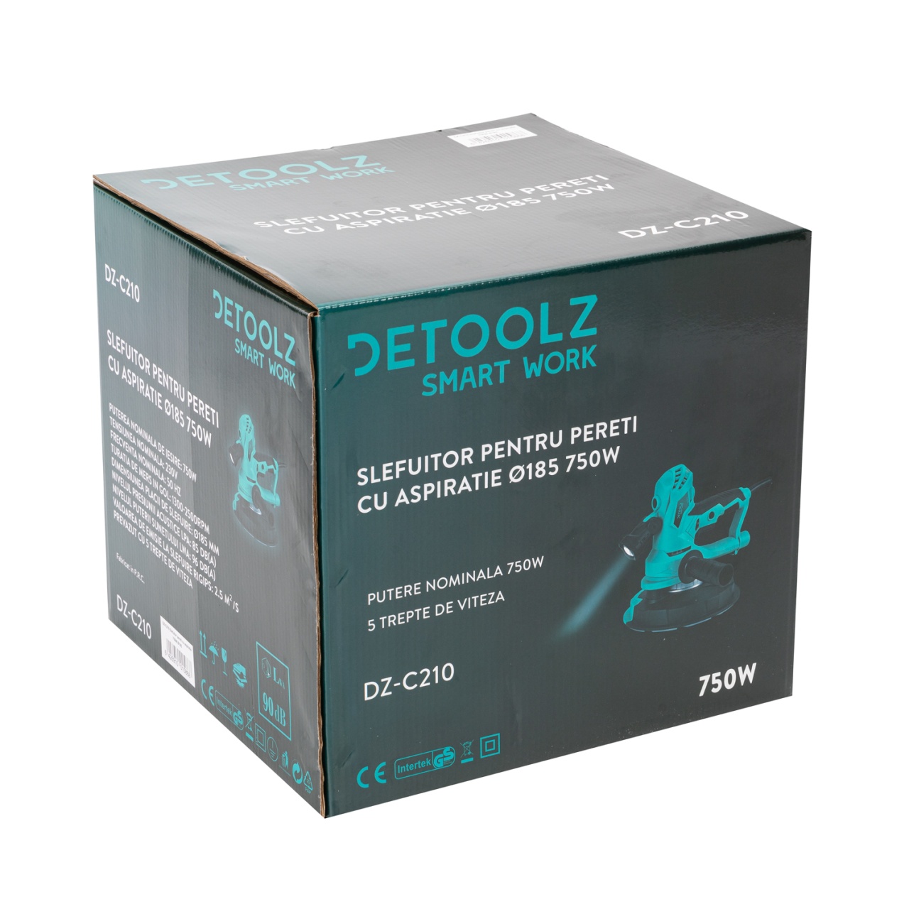 Slefuitor pereti cu aspiratie 750W, 180mm [2]