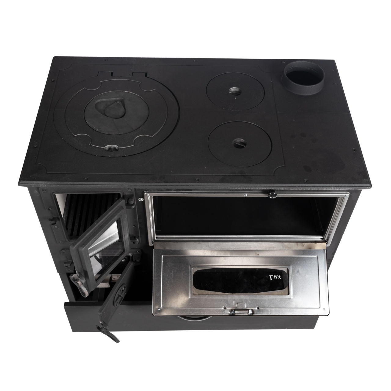 Soba pe lemne 9kW Grand Fantazia Lux, cos dreapta [16]