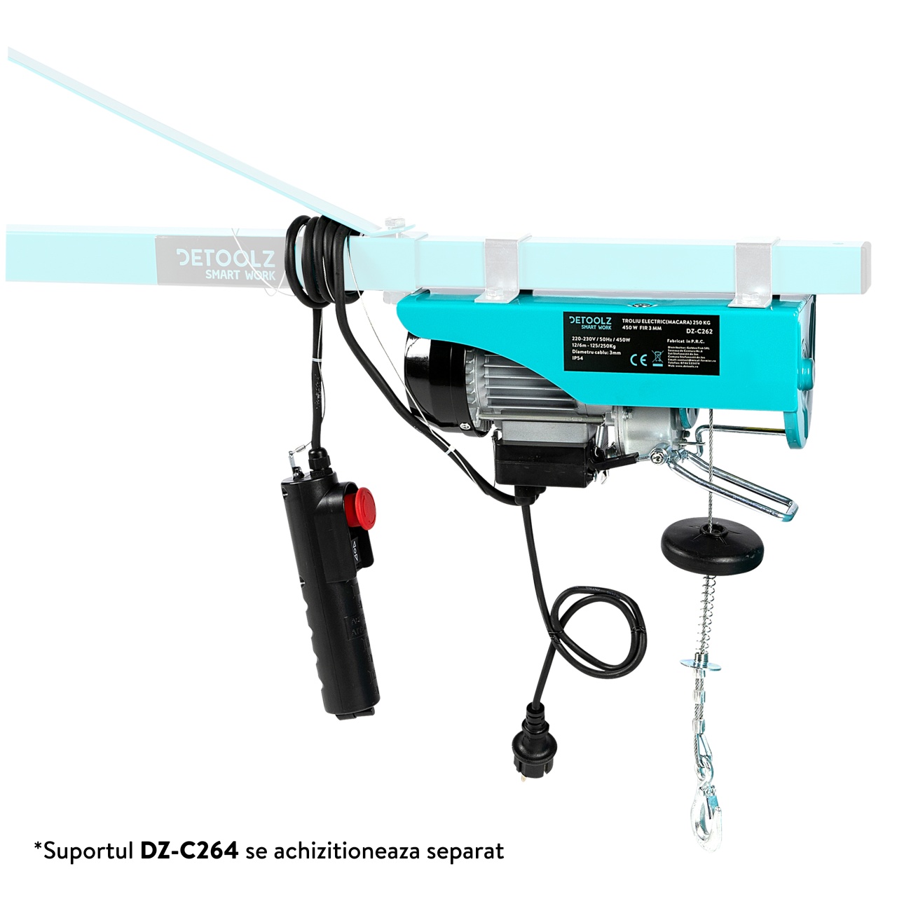 Troliu electric (macara) 250kg 450W fir 3mm [1]