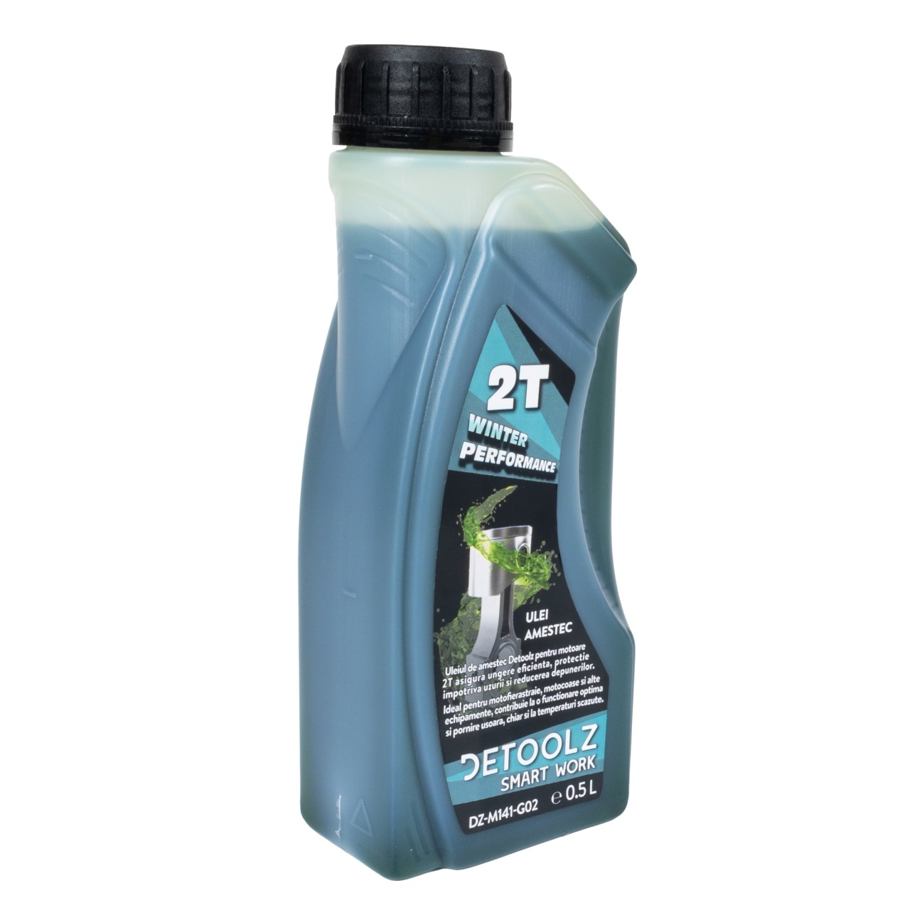 Ulei amestec 2T, Detoolz, VERDE 0.5L [2]