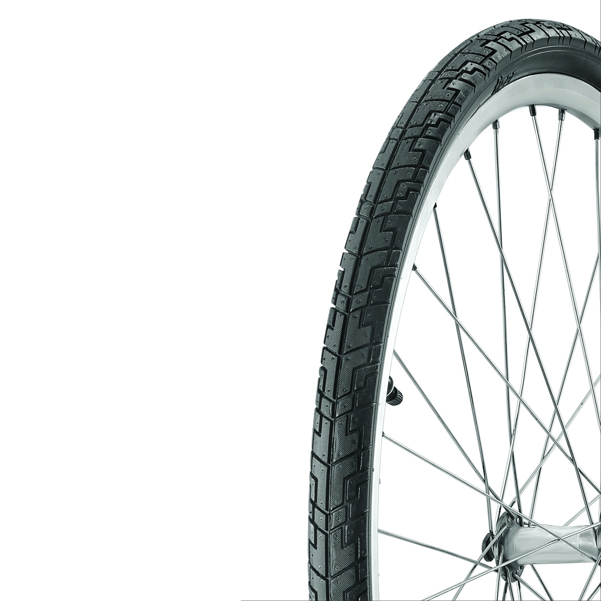 Anvelopa bicicleta 28x1-5/8x1-3/8", ETRTO 37-622, model FIZER, negru, profil Street [1]