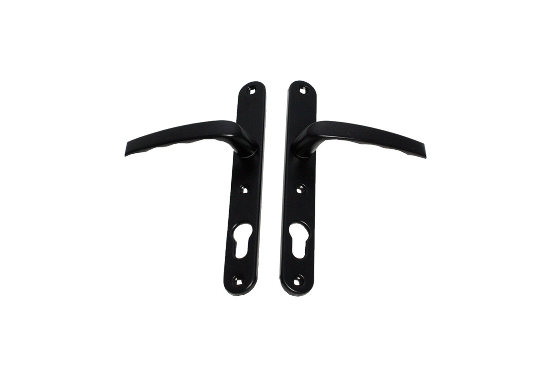 Broasca cu butuc si silduri NEAGRA pentru usa (yala) [2]