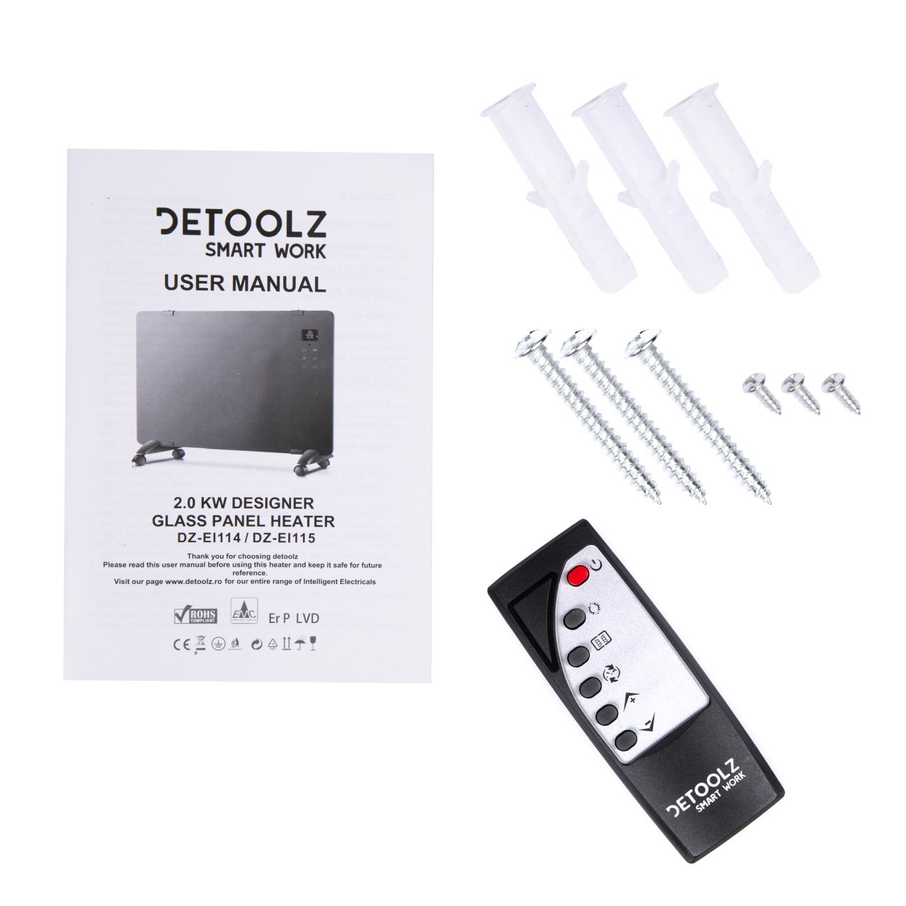 Convector electric 1000W/2000W, negru [5]