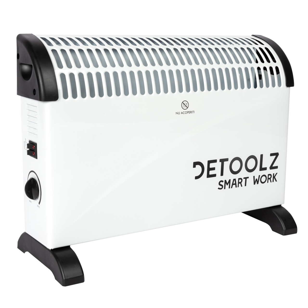 Convector electric Detoolz, 2KW, 3 trepte de putere, cu termostat reglabil [1]