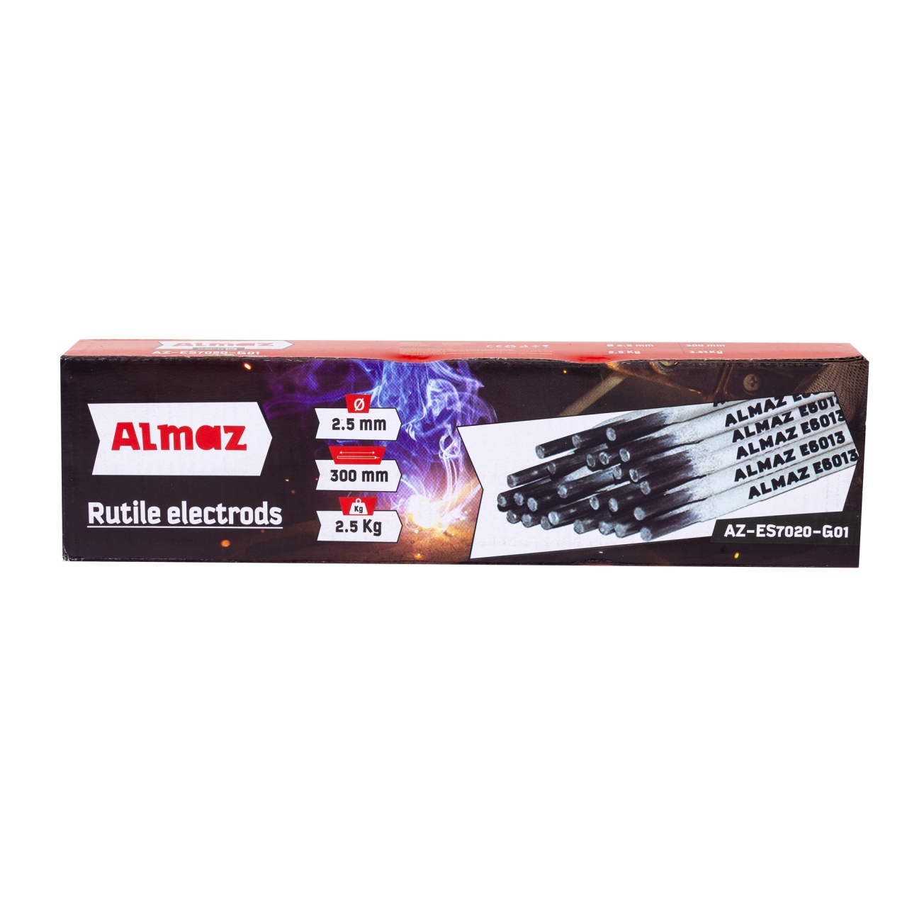 Electrozi Almaz 2.5Kg, 2.5x300mm, Rutilici [1]