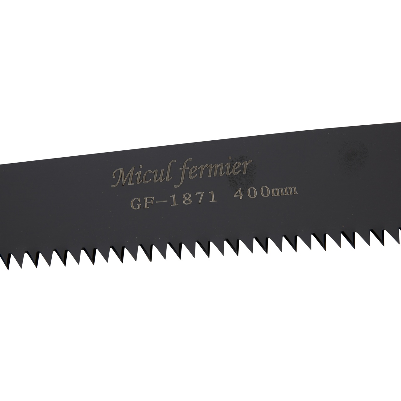 Fierastrau drept negru cu maner verde [3]