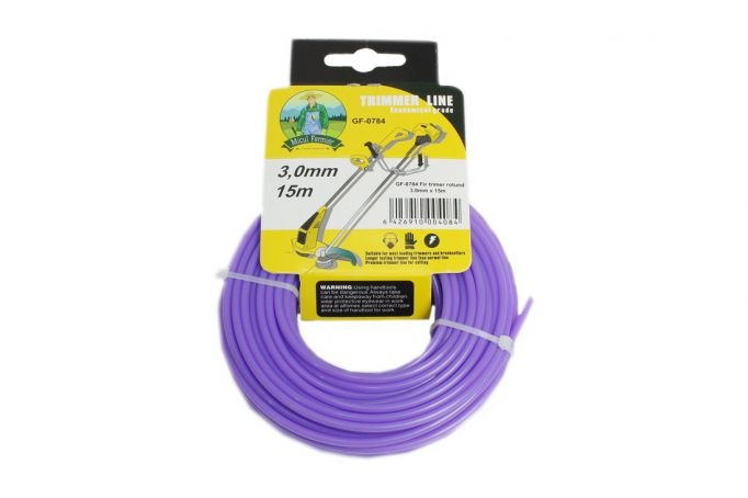 Fir motocoasa(trimmer) Micul Fermier, 3.0mm*15m, rotund [3]