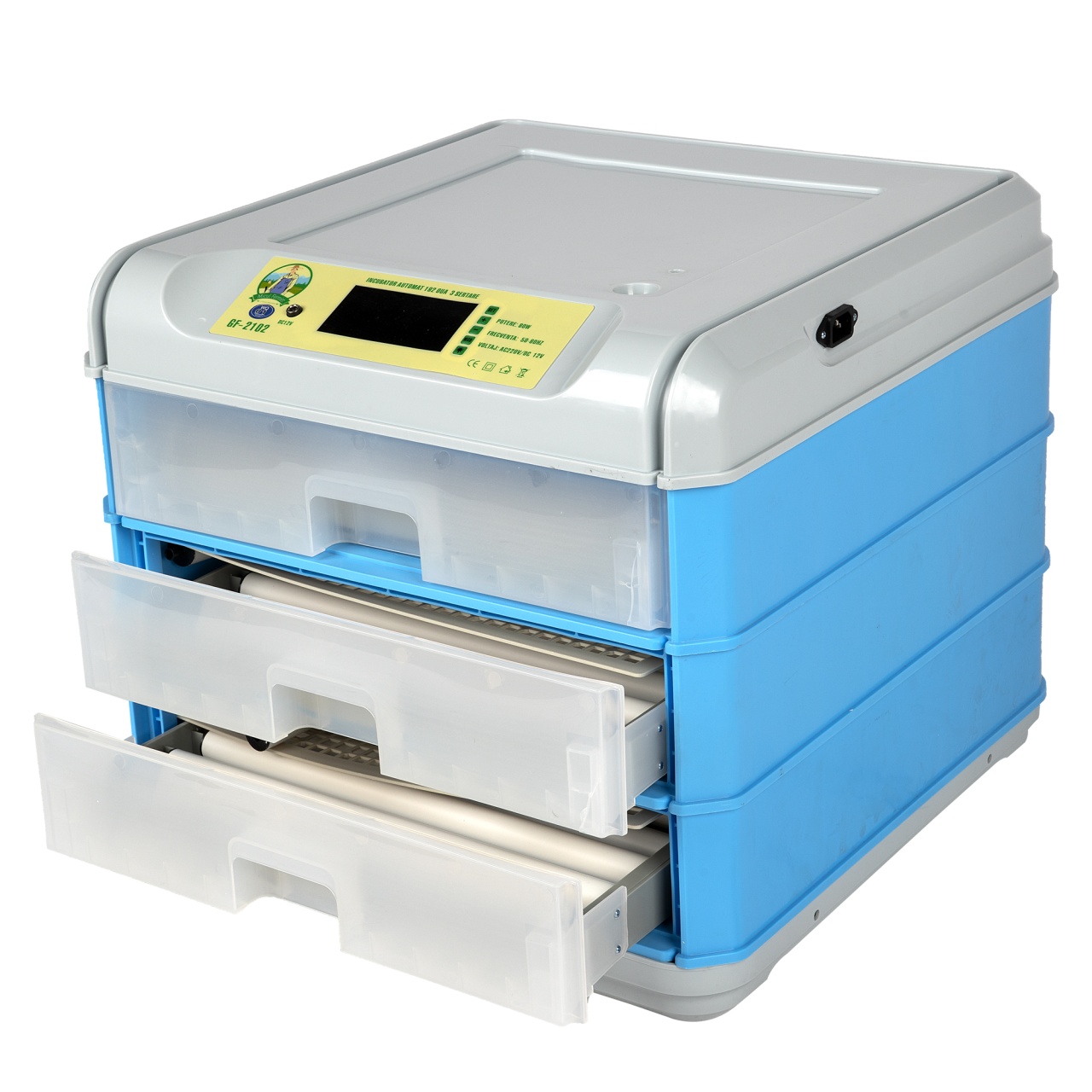 Incubator electric Micul Fermier capacitate 192 oua, 3 etaje [3]