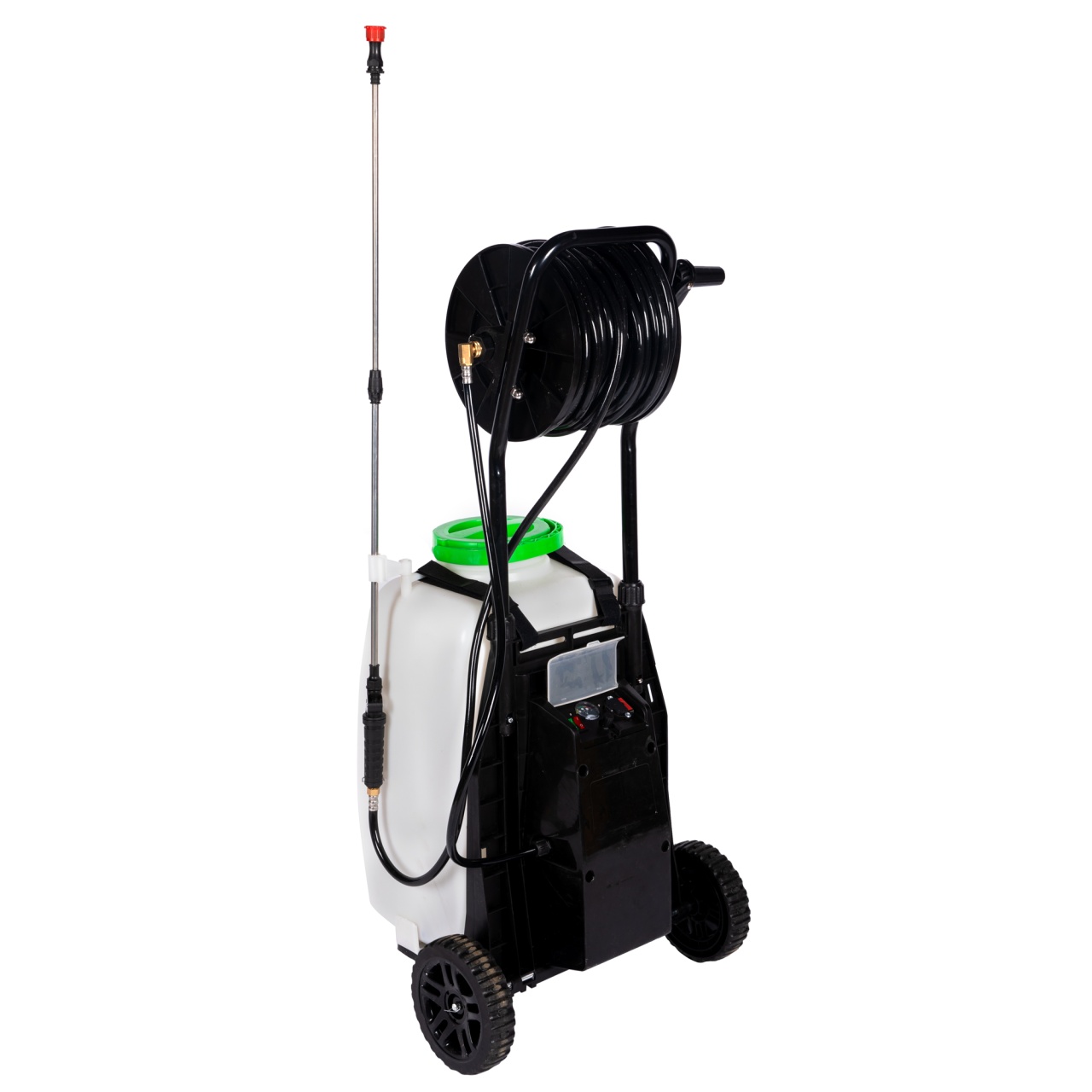 Pulverizator cu acumulator Micul Fermier, volum 40 litri, cu roti [14]