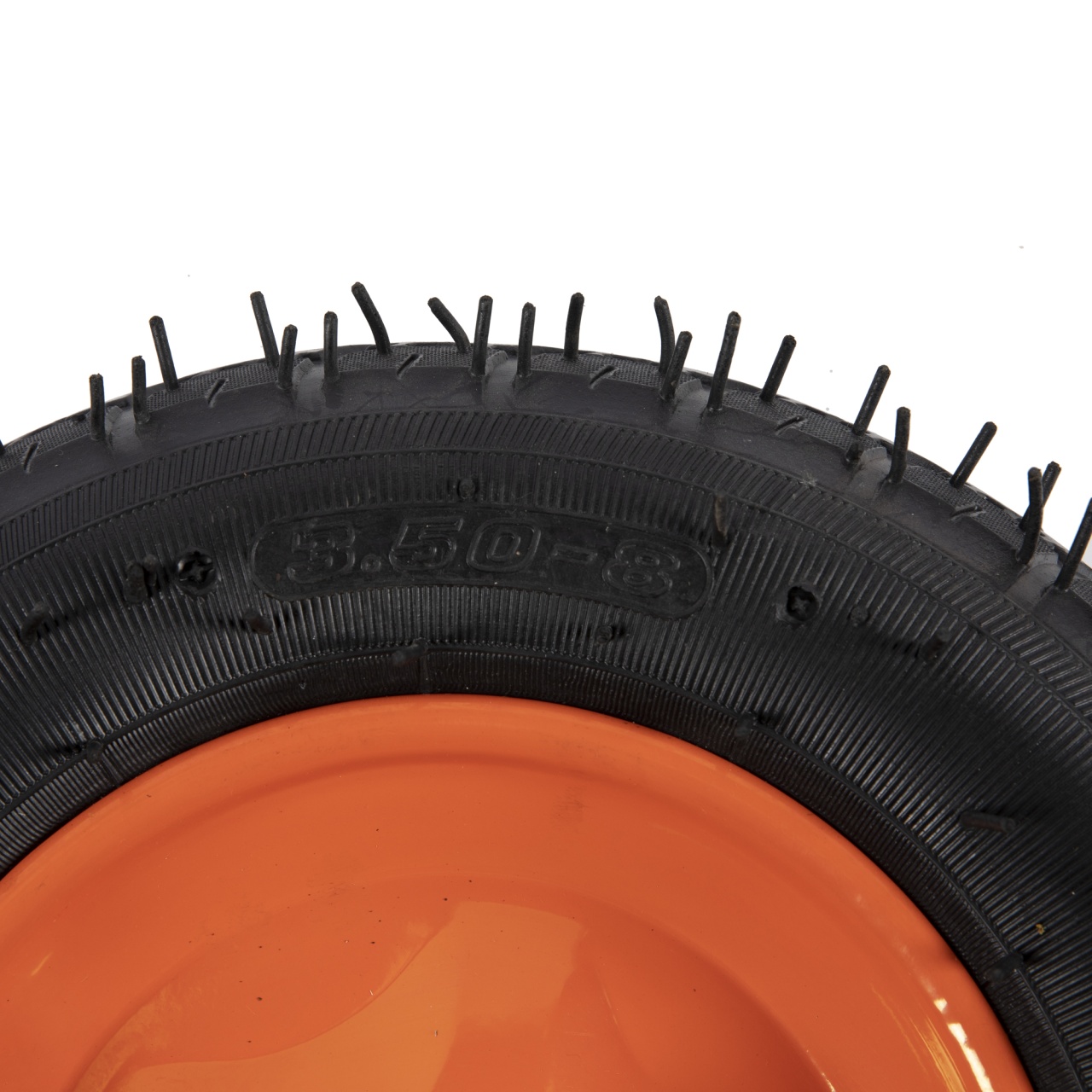 Roata roaba Micul Fermier 3.50-8, janta portocalie [1]